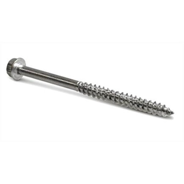 Simpson Strong-Tie Lag Screw, #2, 8 in, Steel, Galvanized Torx Drive, 25 PK SDWH27800G-RP1